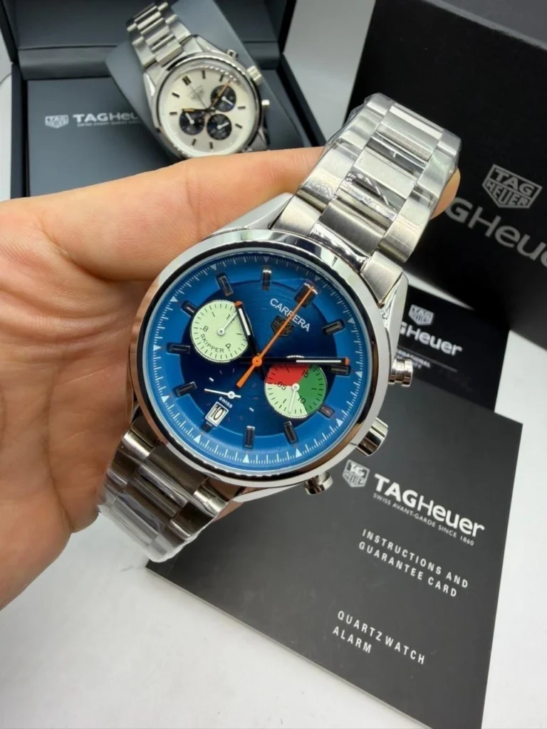 TAG Heuer Carrera 44mm - AÇO aMOSTRADOR AZUL