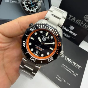 TAG Heuer Aquaracer Chronometer 43mm - AÇO MOSTRADOR PRETO
