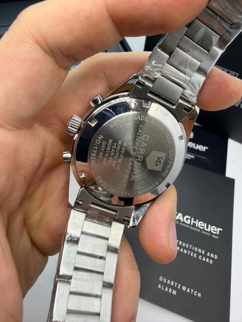 TAG Heuer Carrera 44mm - AÇO MOSTRADOR BRANCO - Imagem 4
