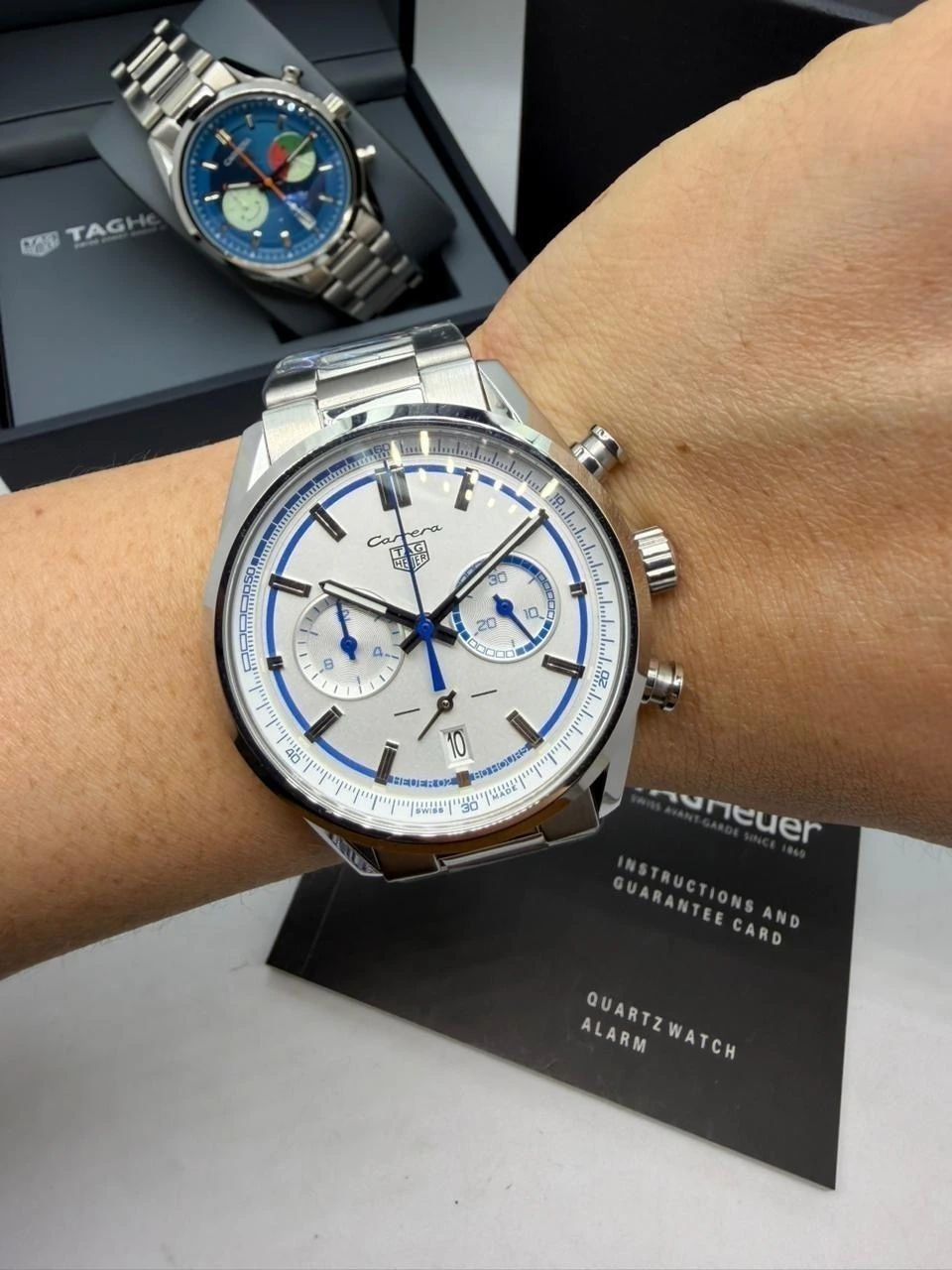 TAG Heuer Carrera 44mm - AÇO MOSTRADOR BRANCO - Imagem 4