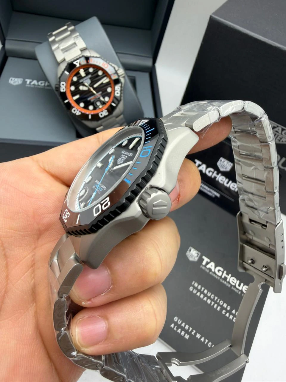 TAG Heuer Aquaracer Chronometer 43mm - AÇO MOSTRADOR PRETO - Imagem 2