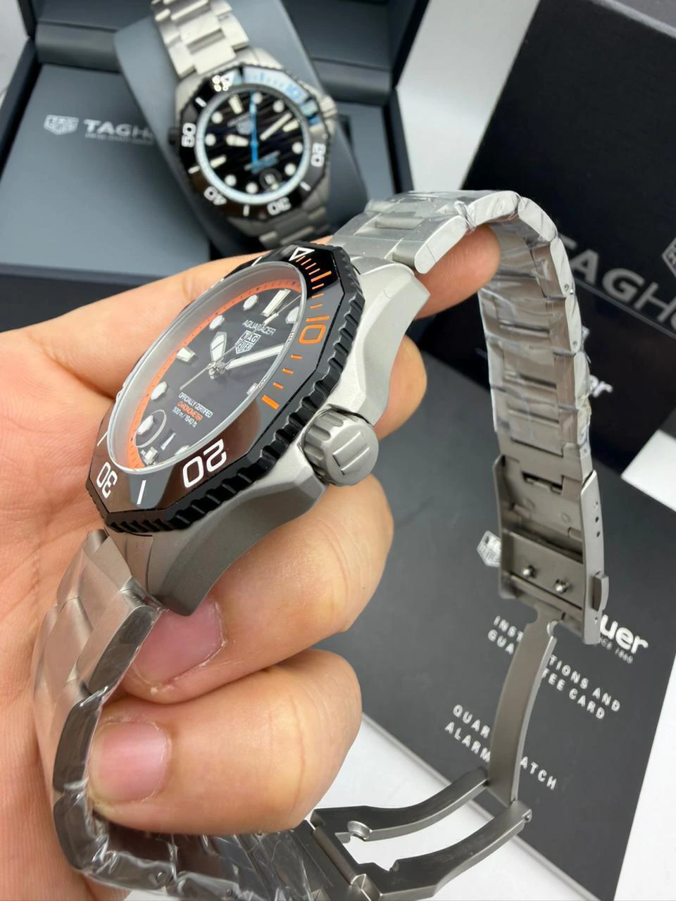 TAG Heuer Aquaracer Chronometer 43mm - AÇO MOSTRADOR PRETO - Imagem 2