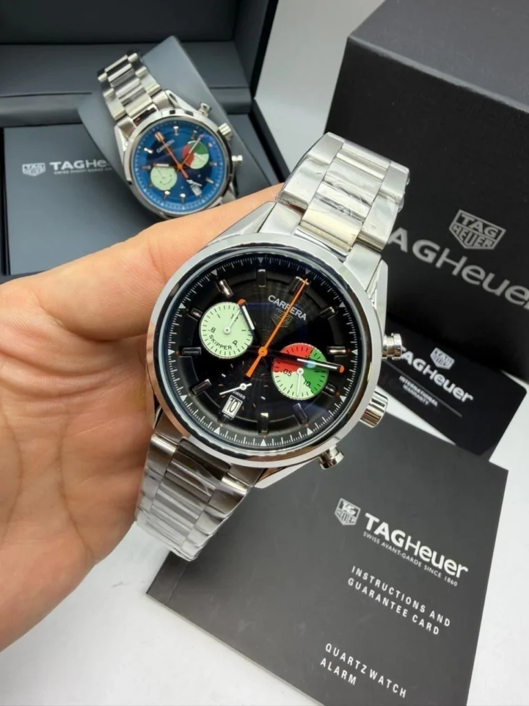 TAG Heuer Carrera 44mm - AÇO MOSTRADOR PRETO