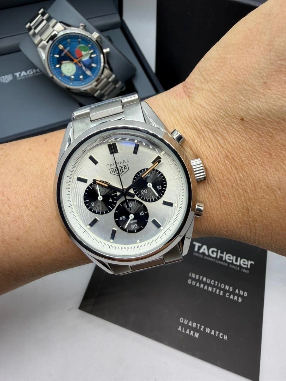 TAG Heuer Carrera 44mm - AÇO MOSTRADOR BRANCO - Imagem 2