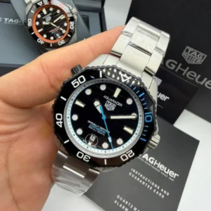 TAG Heuer Aquaracer Chronometer 43mm - AÇO MOSTRADOR PRETO