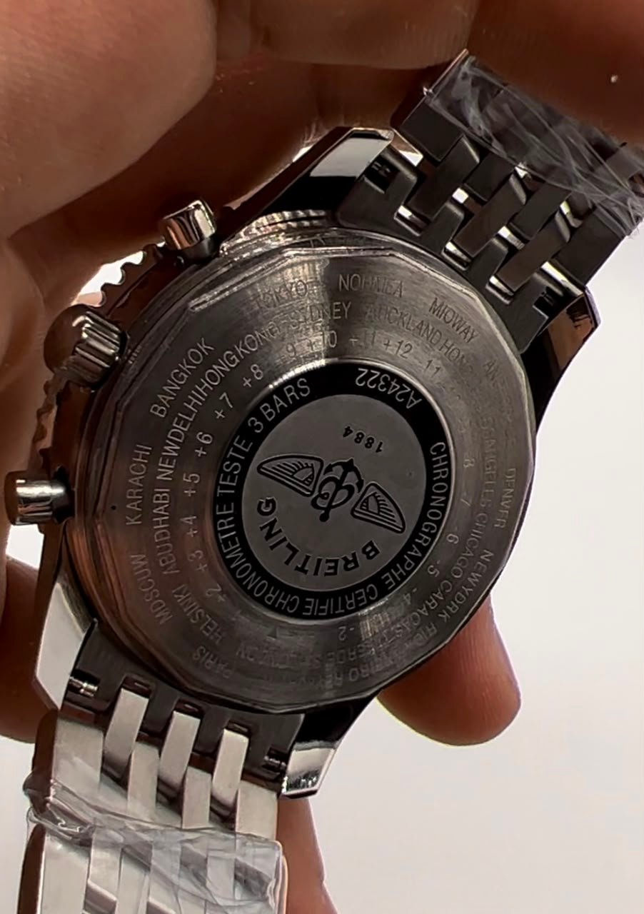 Breitling Navitimer 46mm - Aço Mostrador Branco - Imagem 5