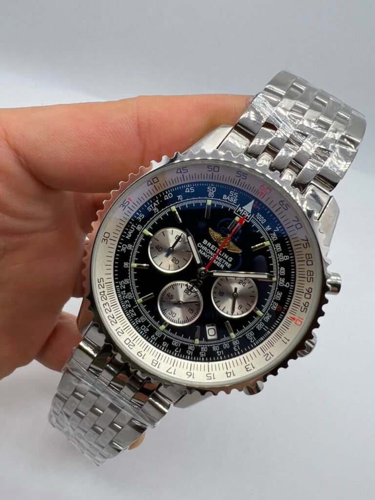 Breitling Navitimer 46mm - Aço Mostrador Branco