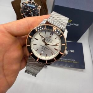 Breitling Superocean 44mm - Aço Mostrador Branco