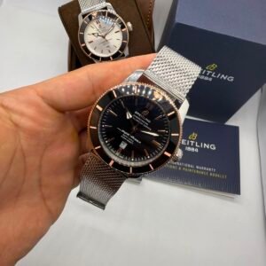 Breitling Superocean 44mm - Aço Mostrador Preto