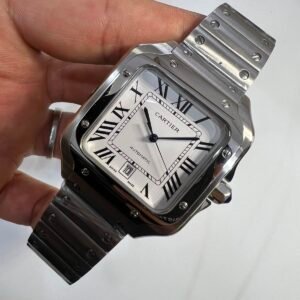 Cartier Santos Dumont 40mm - Aço Mostrador Branco