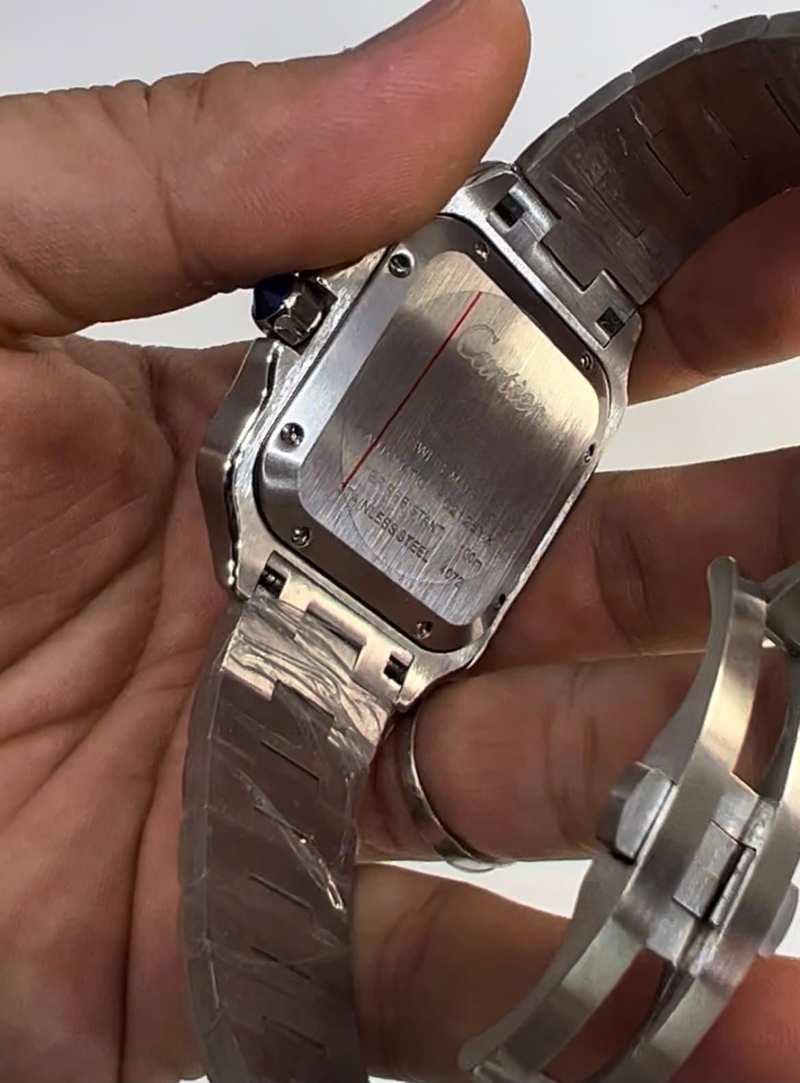 Cartier Santos Dumont 40mm - Aço Mostrador Branco - Imagem 6