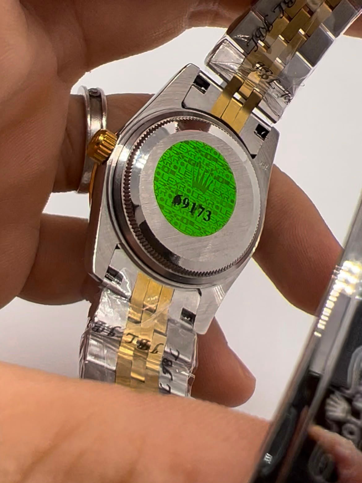 Datejust 32mm - AÇO COM DOURADO MOSTRADOR PRATA - Imagem 3