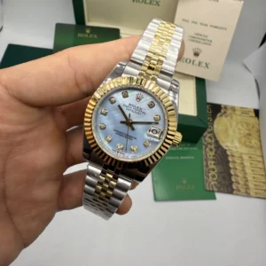 Datejust 32mm - AÇO COM DOURADO MOSTRADOR TIFFANY