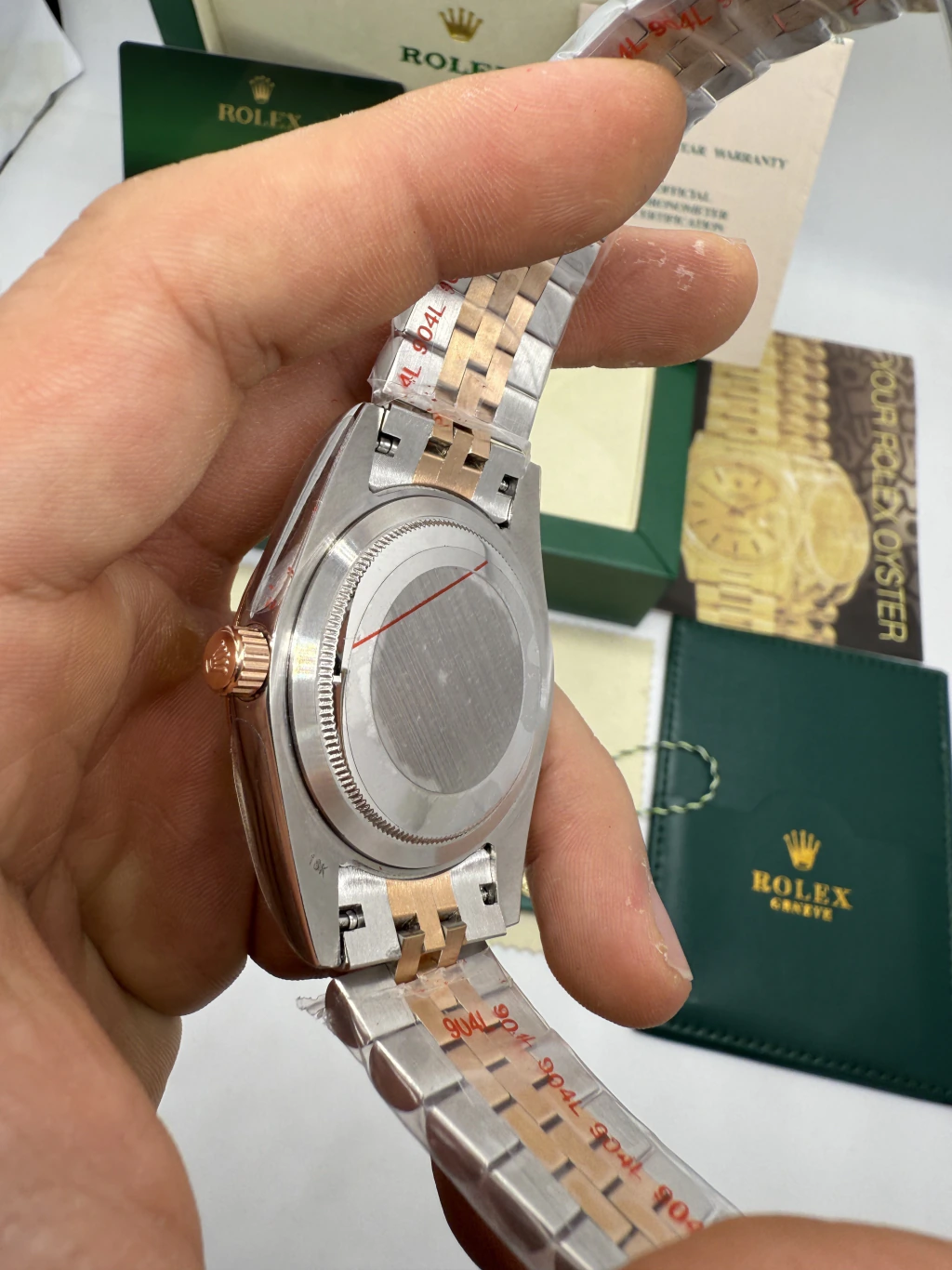 Datejust 32mm - AÇO COM ROSE MOSTRADOR CHOCOLATE - Imagem 5