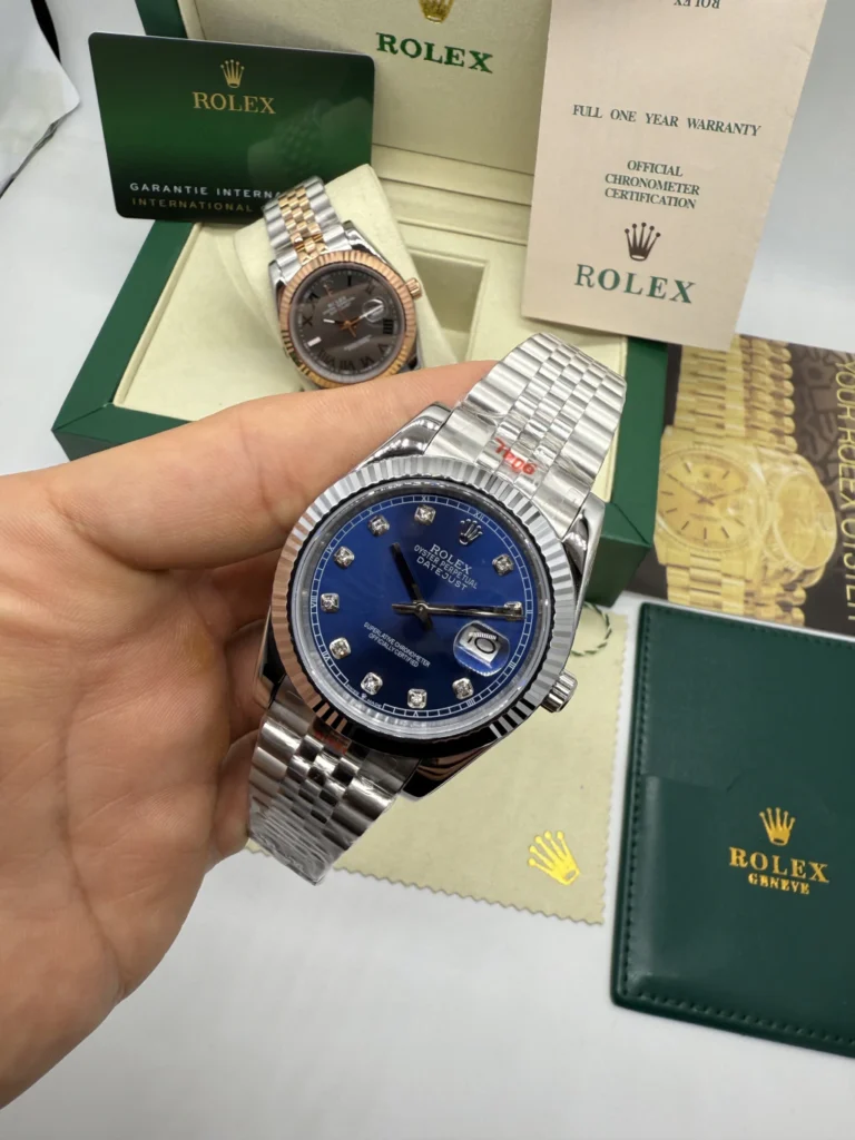 Datejust 32mm - AÇO MOSTRADOR AZUL
