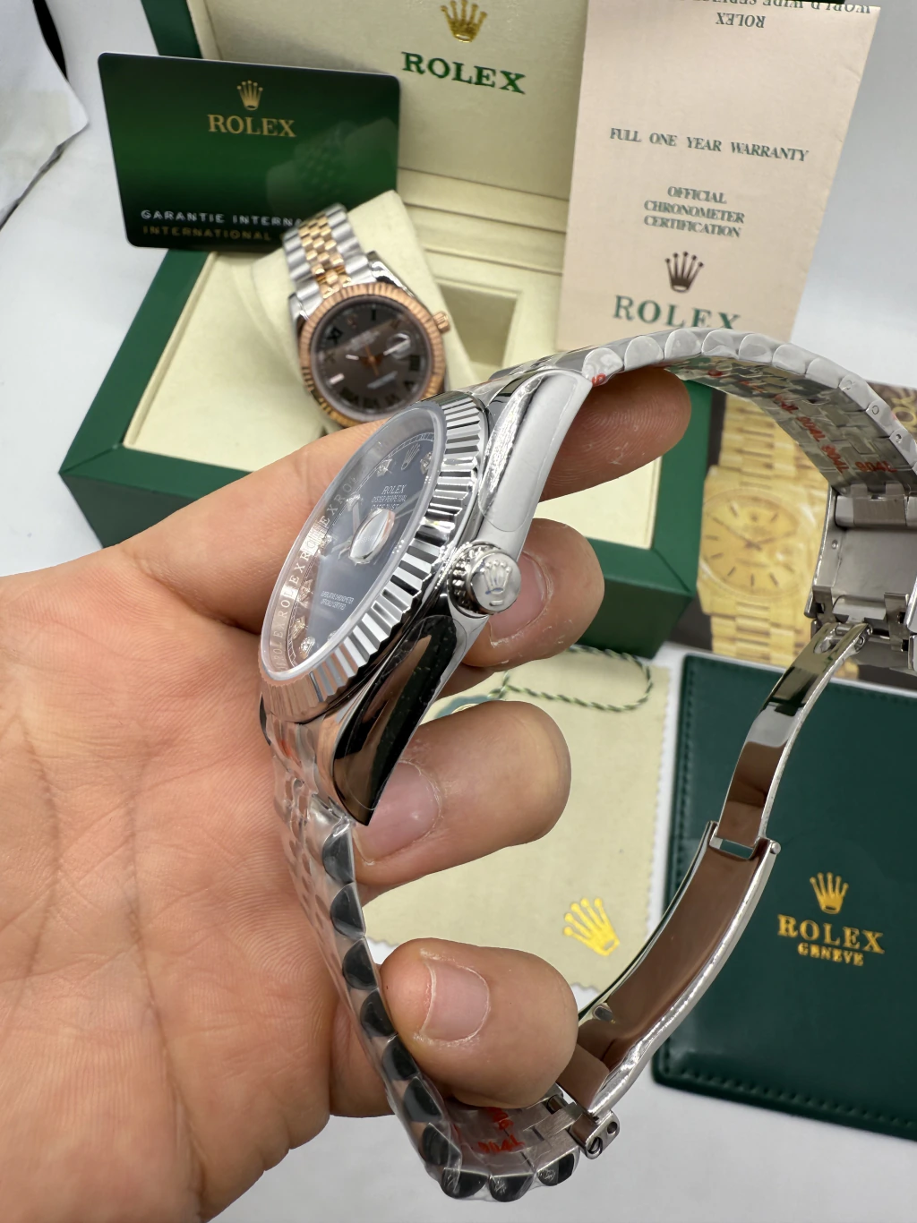 Datejust 32mm - AÇO MOSTRADOR AZUL - Imagem 2