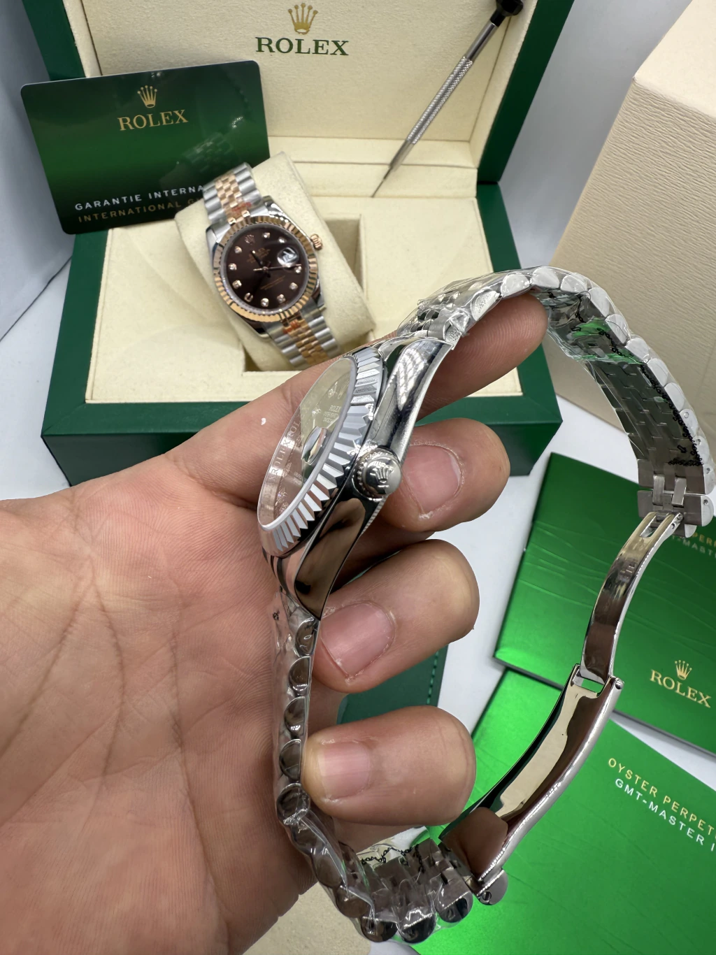 Datejust 32mm - AÇO MOSTRADOR PRETO - Imagem 2