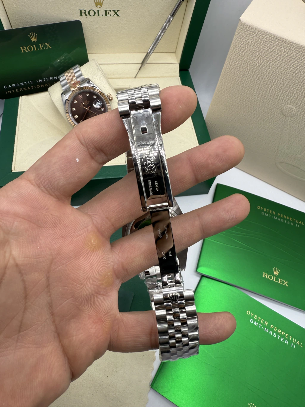 Datejust 32mm - AÇO MOSTRADOR PRETO - Imagem 3