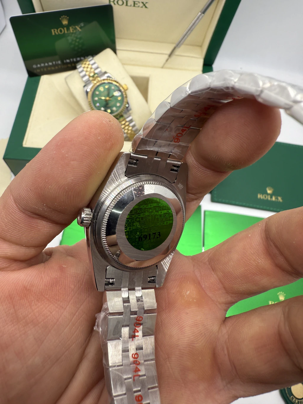 Datejust 32mm - AÇO MOSTRADOR ROSA - Imagem 5