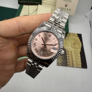 Datejust 32mm - AÇO MOSTRADOR ROSE