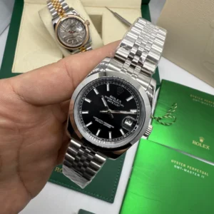 Datejust 40mm - AÇO MOSTRADOR PRETO
