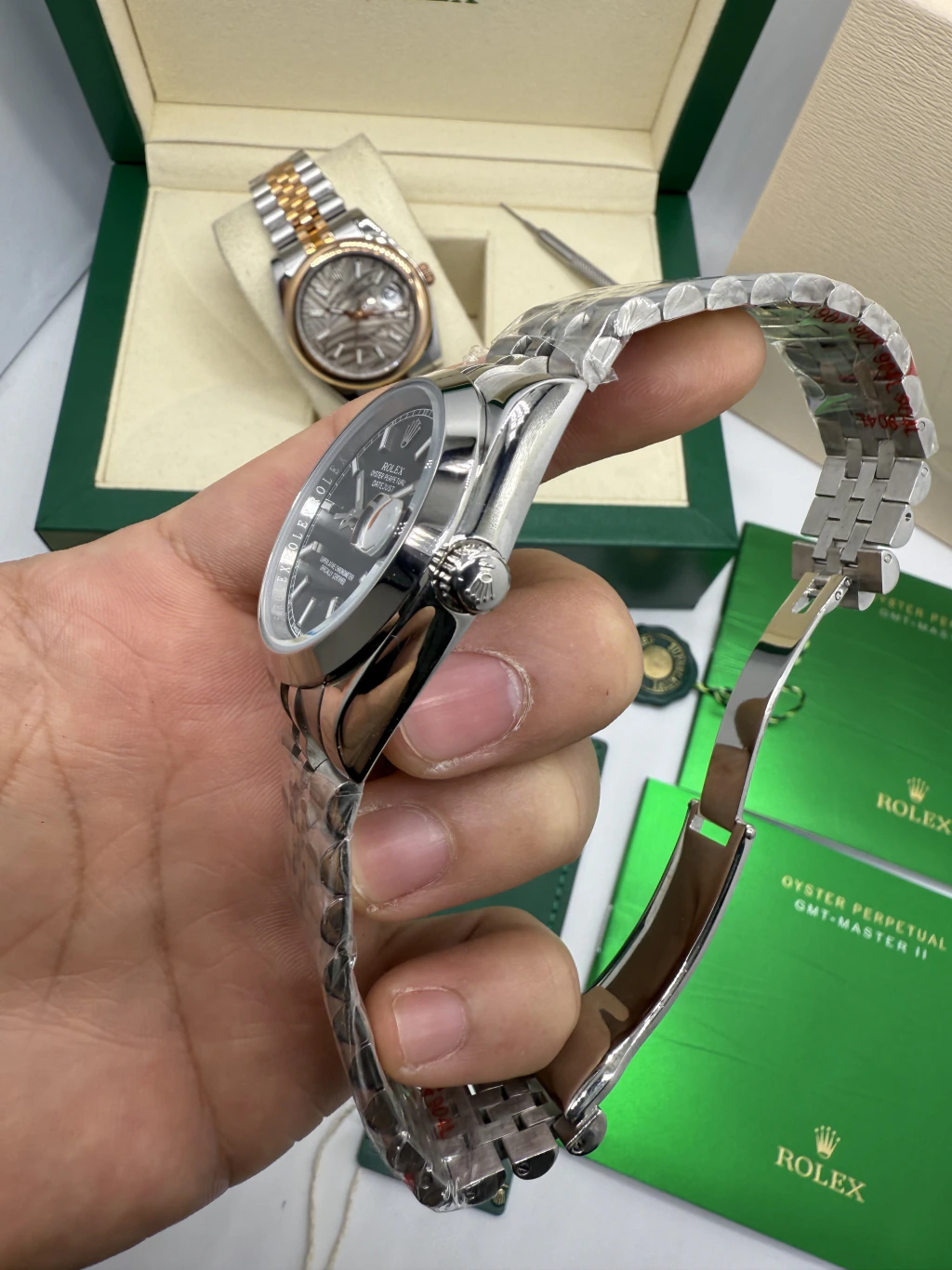 Datejust 40mm - AÇO MOSTRADOR PRETO - Imagem 2
