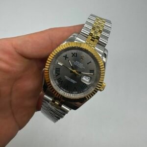 Datejust 40mm - AÇO COM DOURADO MOSTRADOR CINZA
