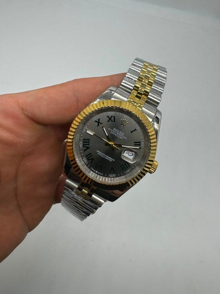 Datejust 40mm - AÇO COM DOURADO MOSTRADOR CINZA