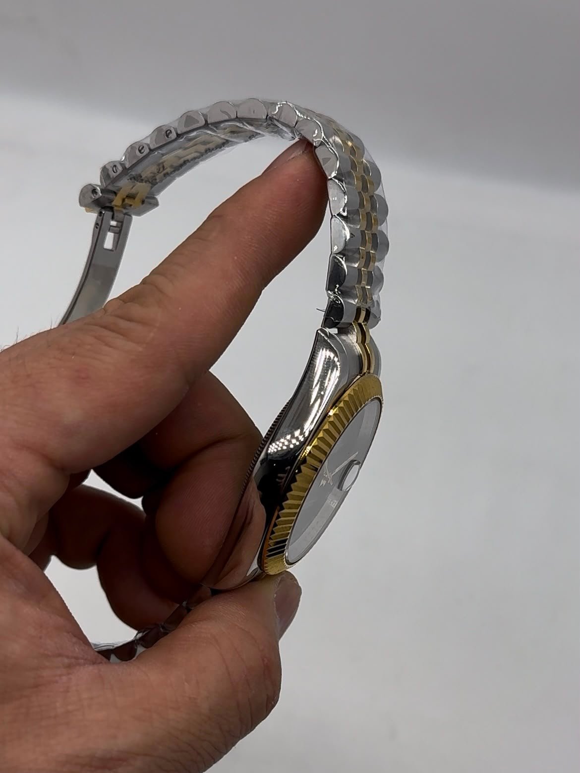 Datejust 40mm - AÇO COM DOURADO MOSTRADOR CINZA - Imagem 5