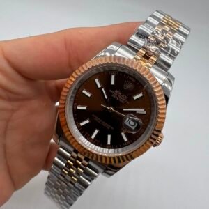 Datejust 40mm - AÇO COM ROSE MOSTRADOR CHOCOLATE
