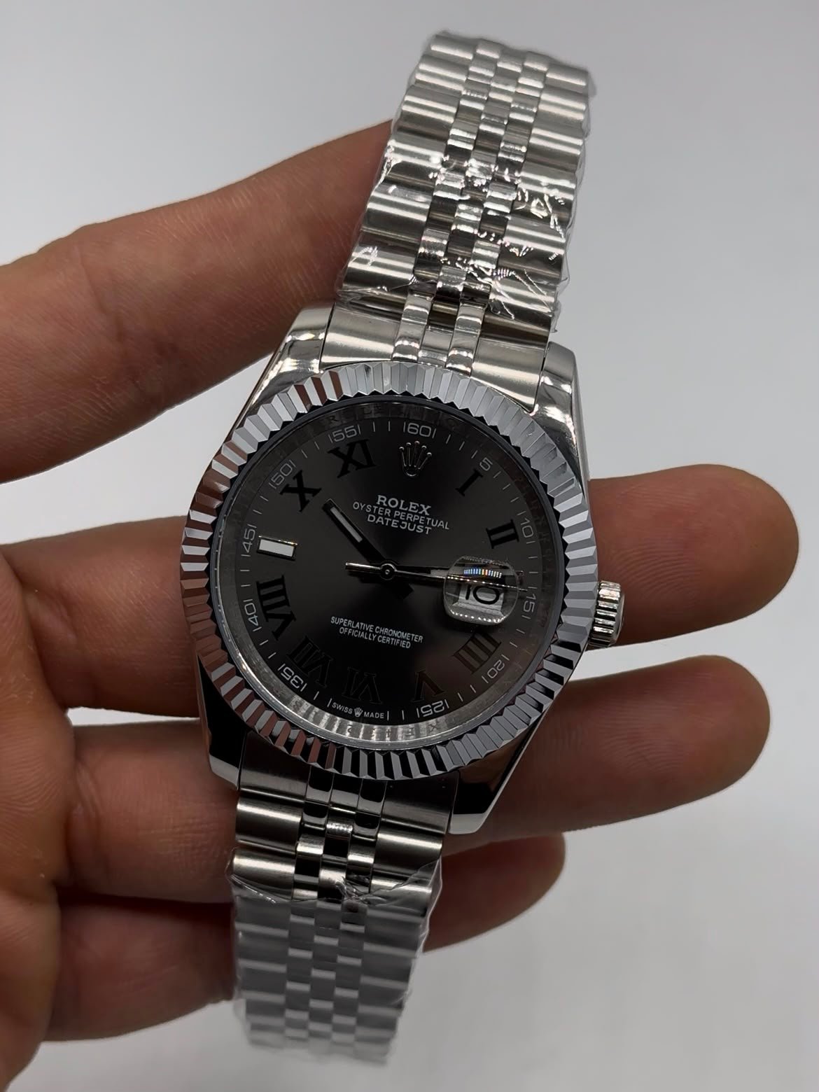 Datejust 40mm - AÇO MOSTRADOR CINZA - Imagem 4