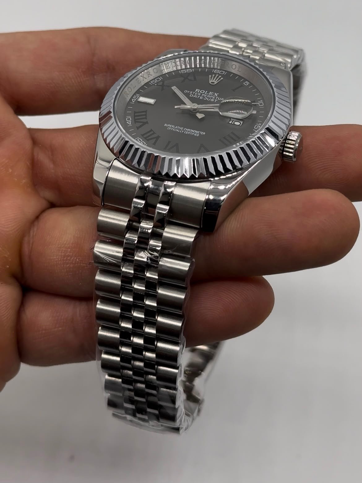 Datejust 40mm - AÇO MOSTRADOR CINZA - Imagem 6