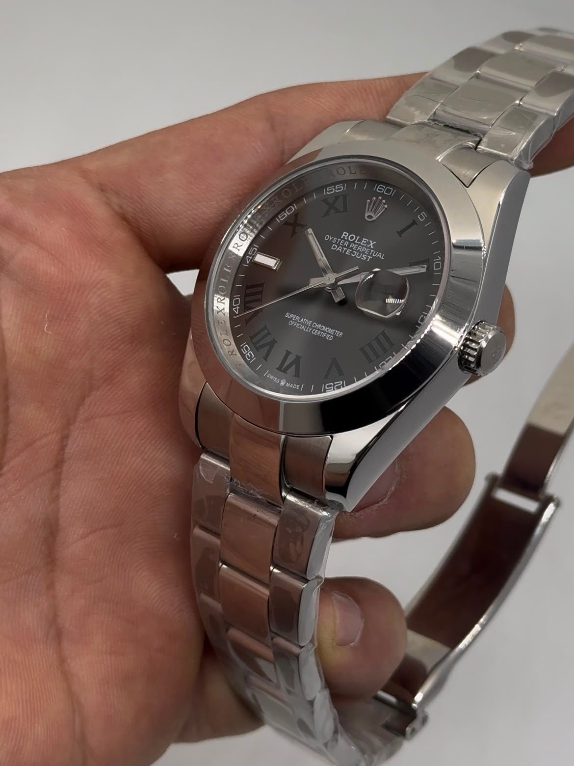 Datejust 40mm - AÇO MOSTRADOR CINZA - Imagem 3