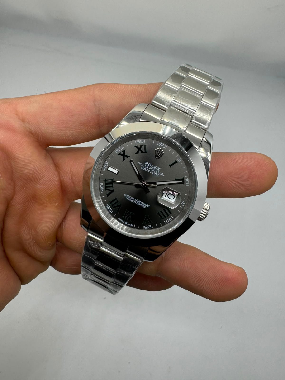 Datejust 40mm - AÇO MOSTRADOR CINZA