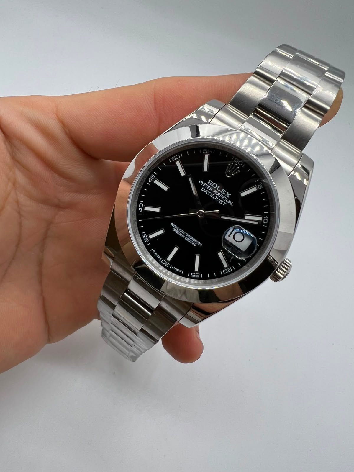 Datejust 40mm - AÇO MOSTRADOR PRETO