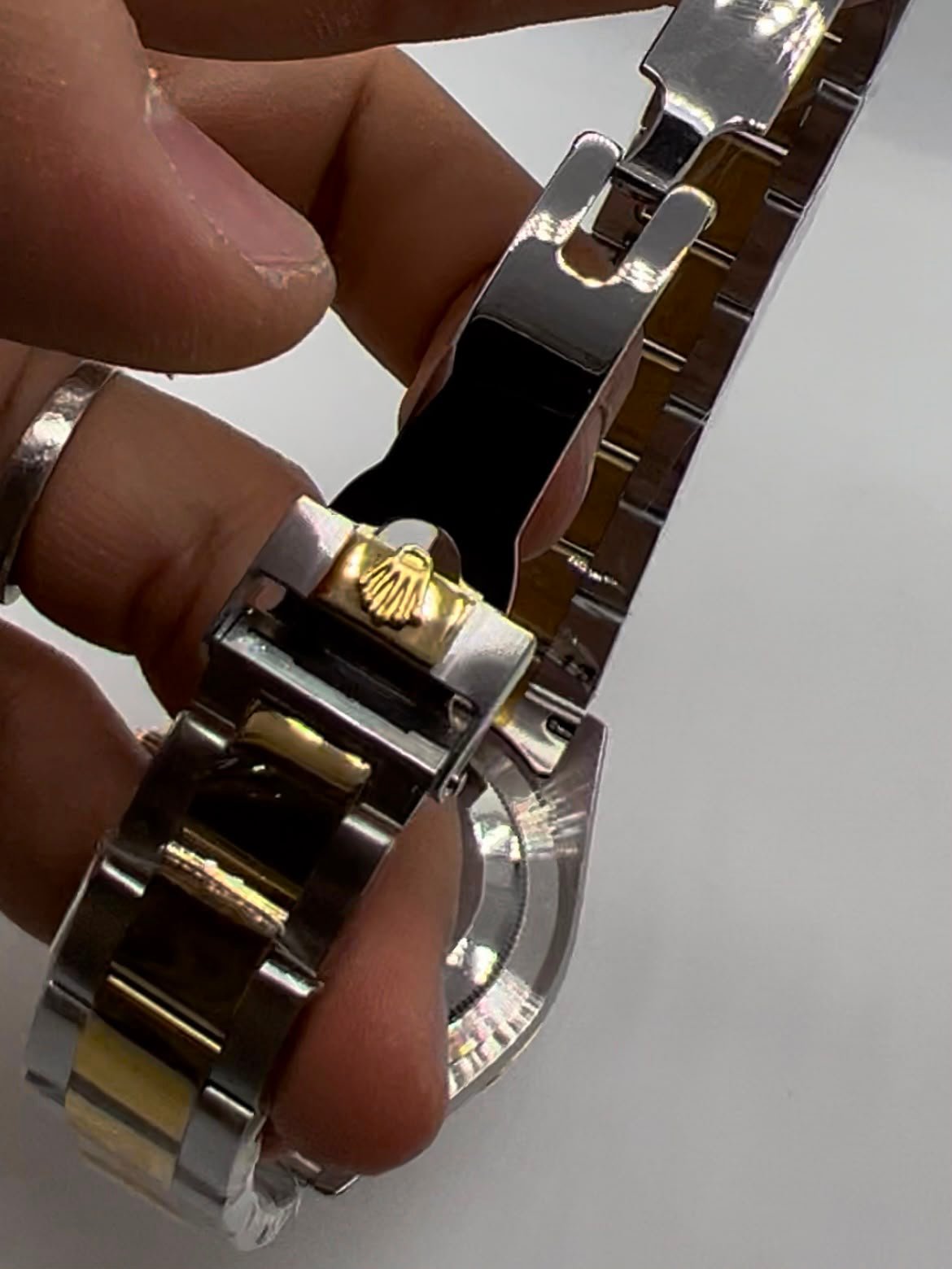 Daytona 40mm - AÇO COM DOURADO MOSTRADOR BRANCO - Imagem 2