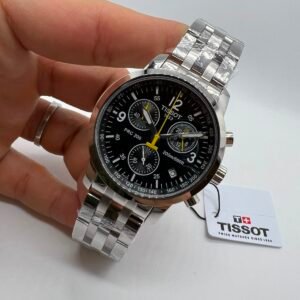 Tissot PRC 200 Chronograph 39mm - Aço Mostrador branco