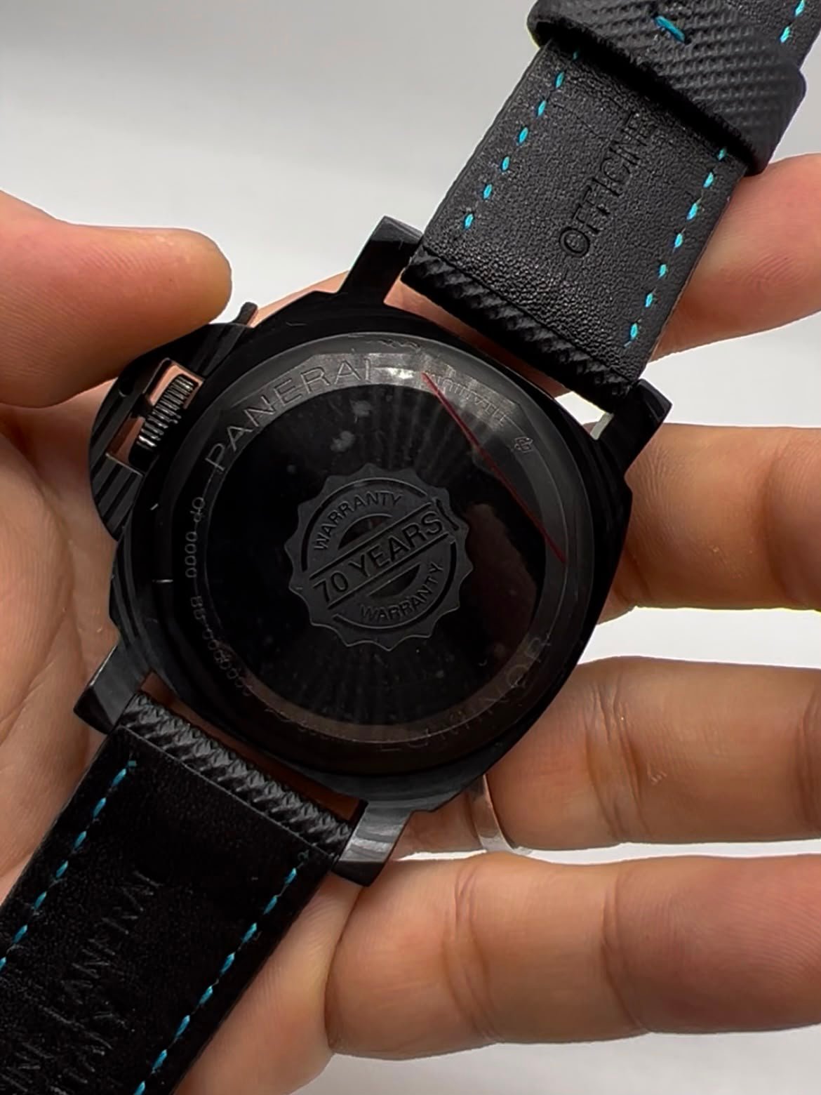 Panerai Luminor Marina 47mm - Aço Oxblack Mostrador Preto - NYLON - Imagem 3