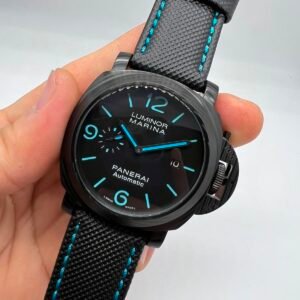 Panerai Luminor Marina 47mm - Aço Oxblack Mostrador Preto - NYLON