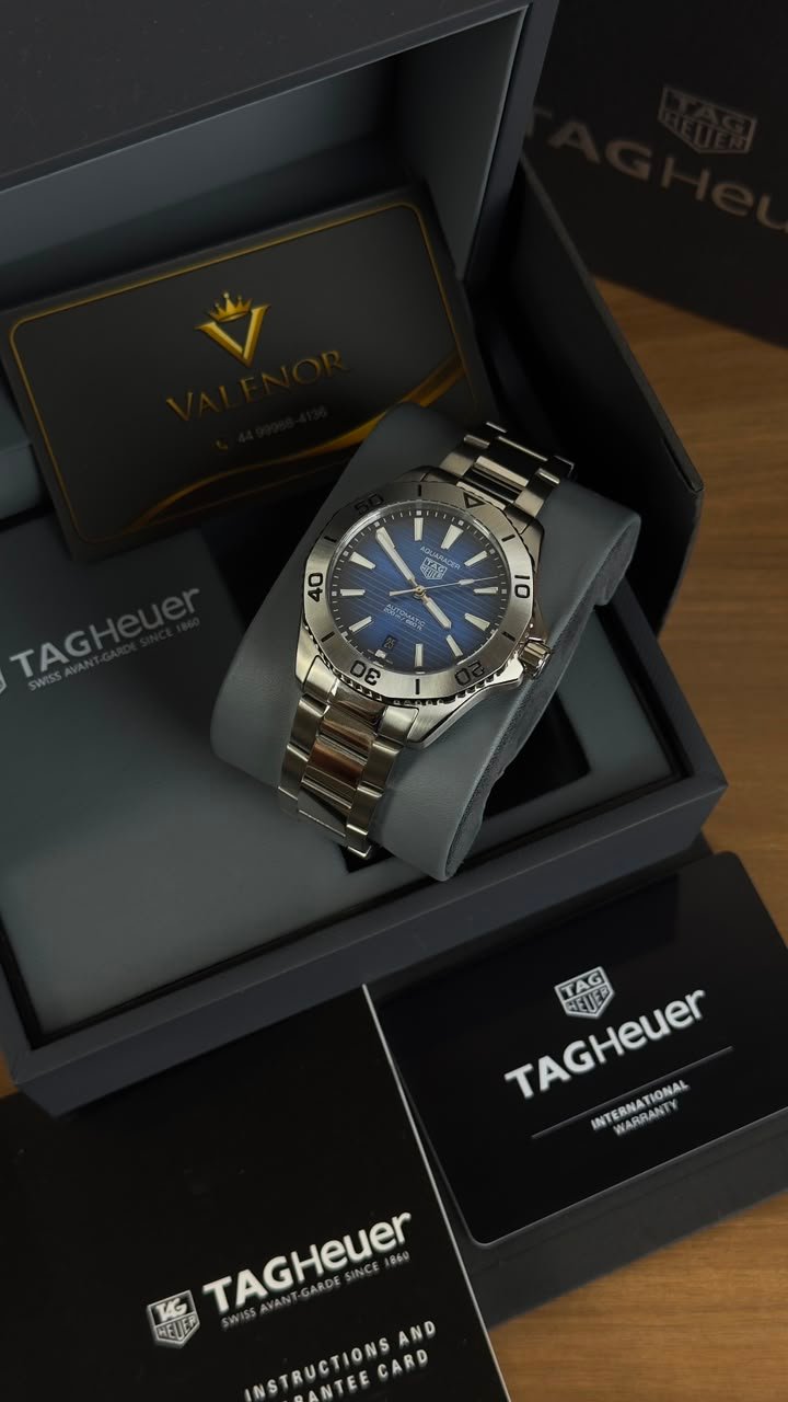 TAG Heuer Aquaracer 40mm - AÇO MOSTRADOR AZUL - Imagem 2