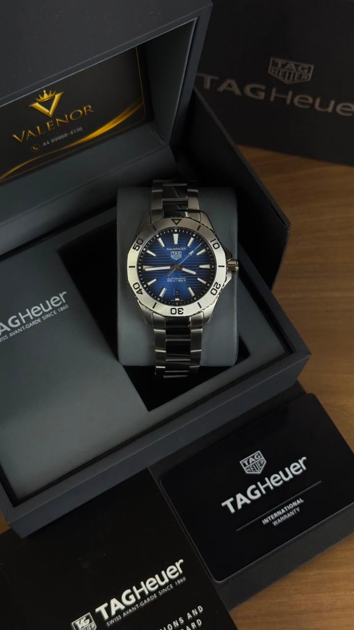 TAG Heuer Aquaracer 40mm - AÇO MOSTRADOR AZUL - Imagem 4