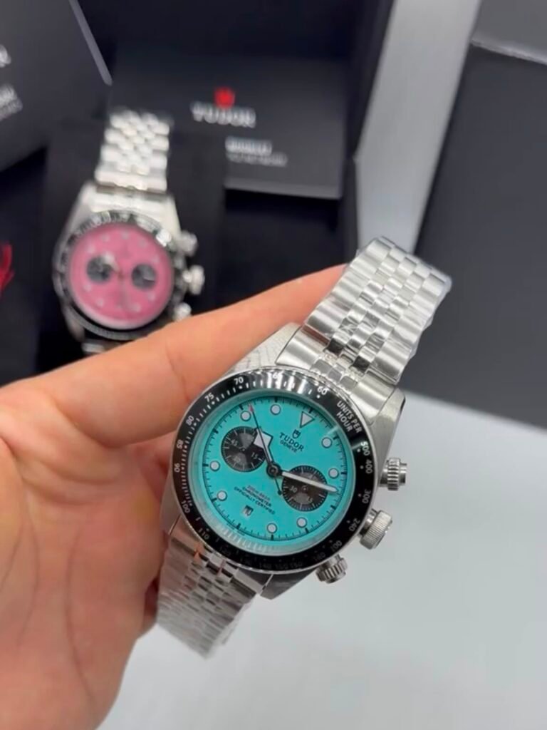 Tudor Black Bay Chrono 41mm - Aço Mostrador Azul Tiffany