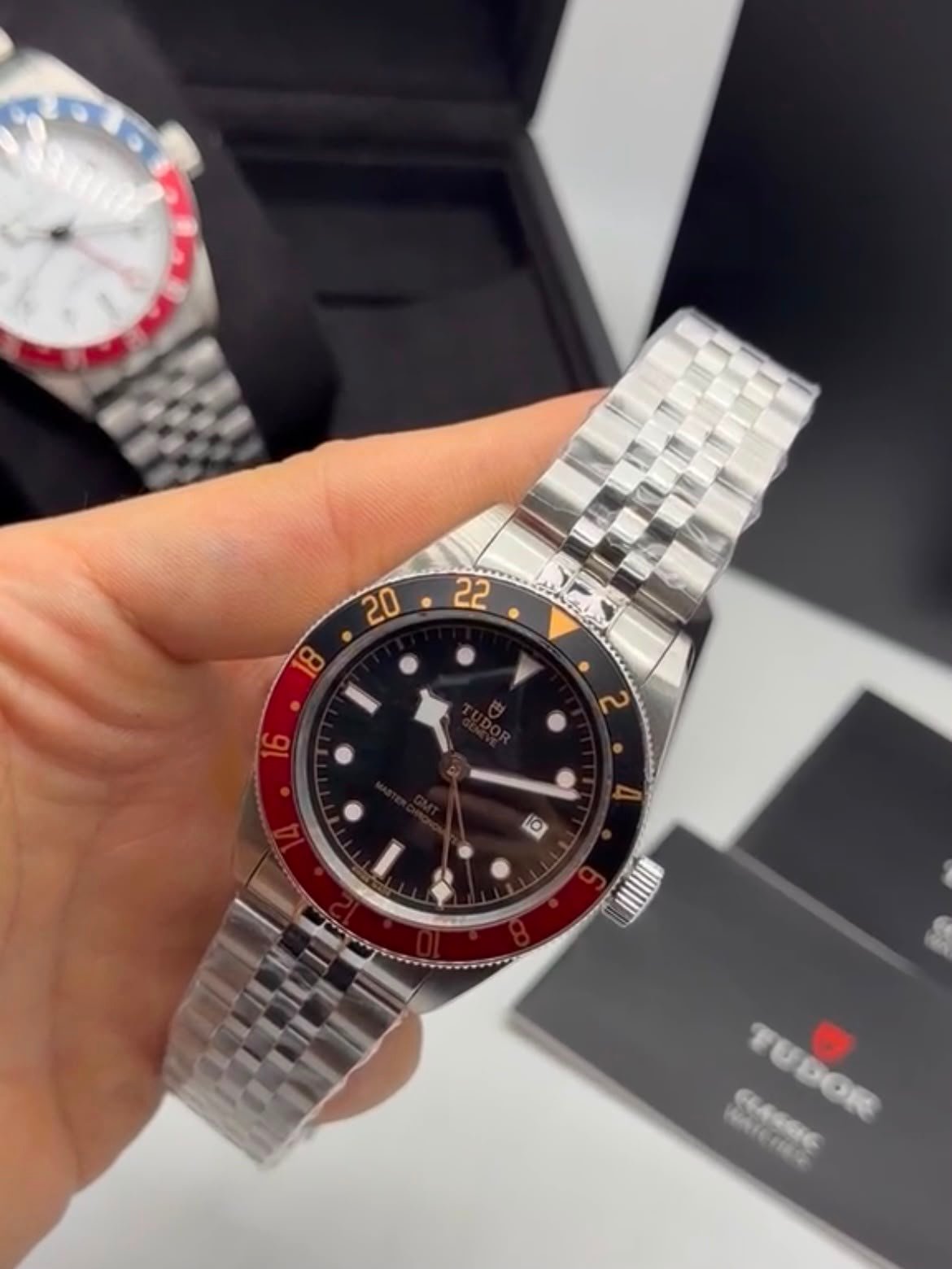 Tudor Black Bay GMT COCA-COLA 41mm - AÇO MOSTRADOR PRETO
