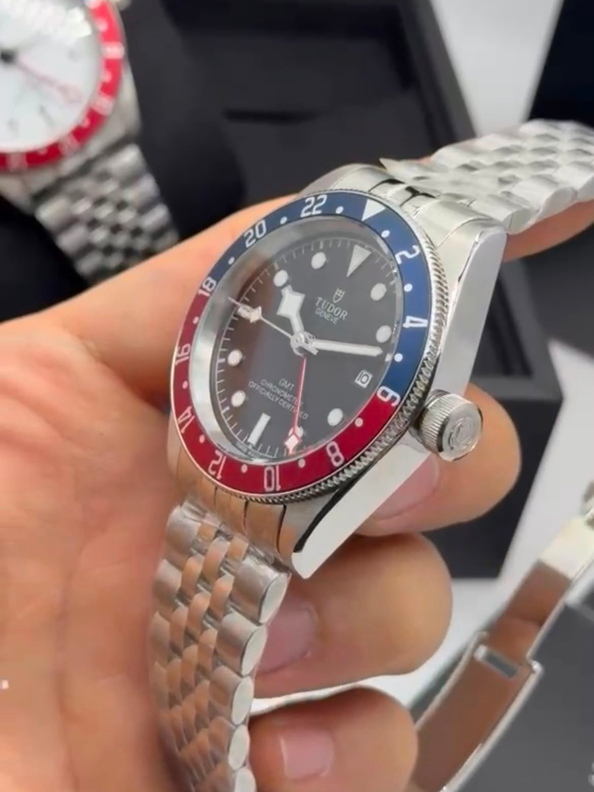 Tudor Black Bay GMT Pepsi 41mm - AÇO MOSTRADOR PRETO - Imagem 5