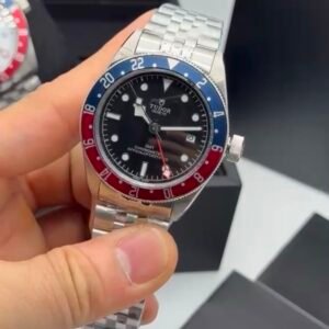 Tudor Black Bay GMT Pepsi 41mm - AÇO MOSTRADOR PRETO