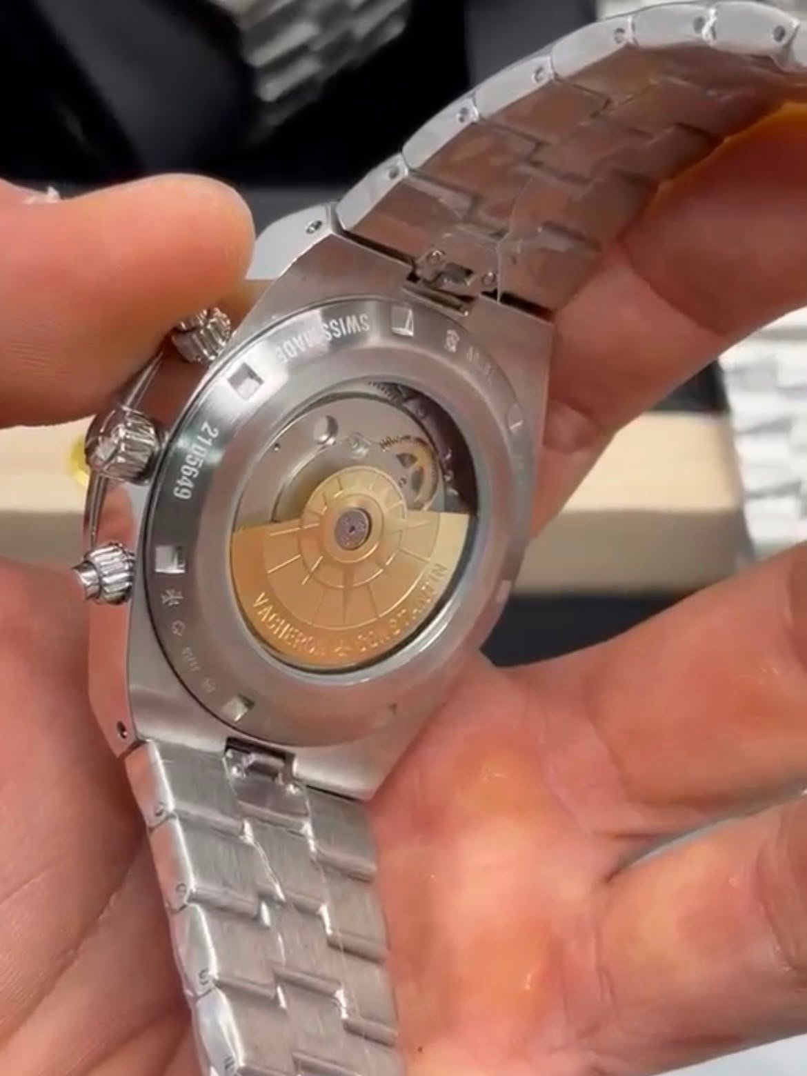 Vacheron Constantin 40mm - Aço mostrador marrom - Imagem 2