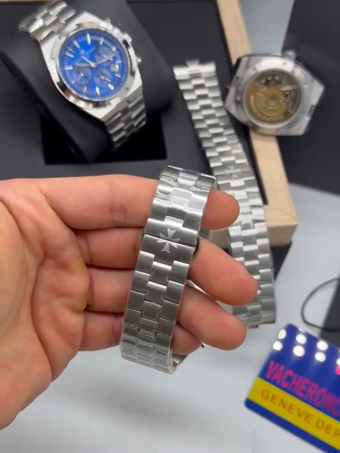Vacheron Constantin 40mm - Aço mostrador marrom - Imagem 4