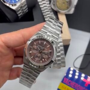 Vacheron Constantin 40mm - Aço mostrador marrom