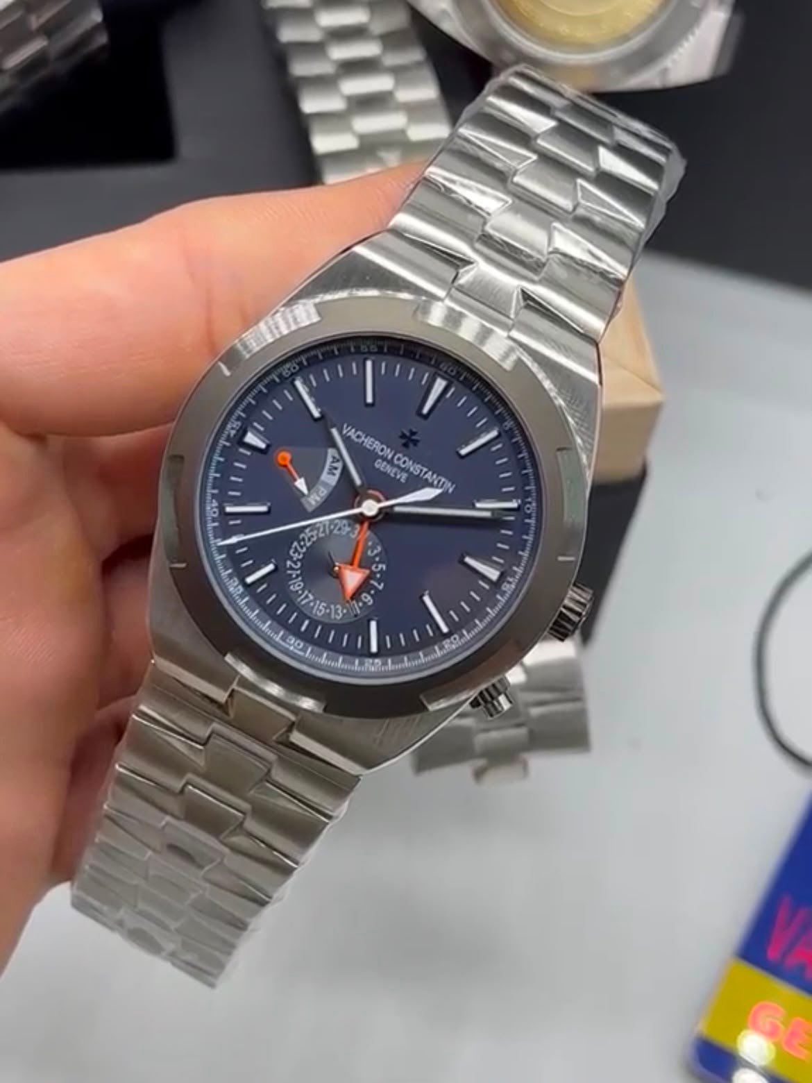 Vacheron Constantin 40mm - Aço mostrador cinza - Imagem 4