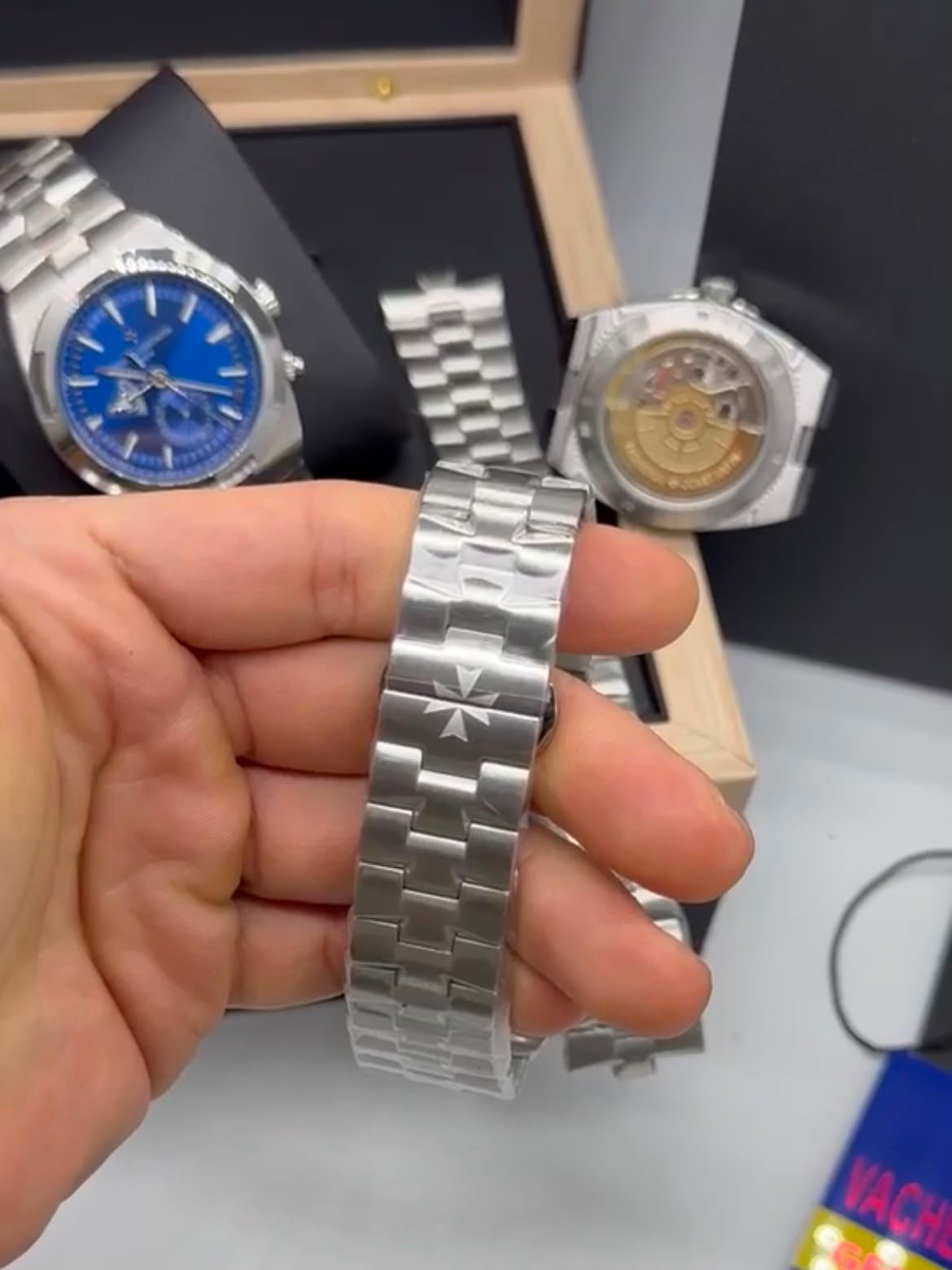 Vacheron Constantin 40mm - Aço mostrador cinza - Imagem 5